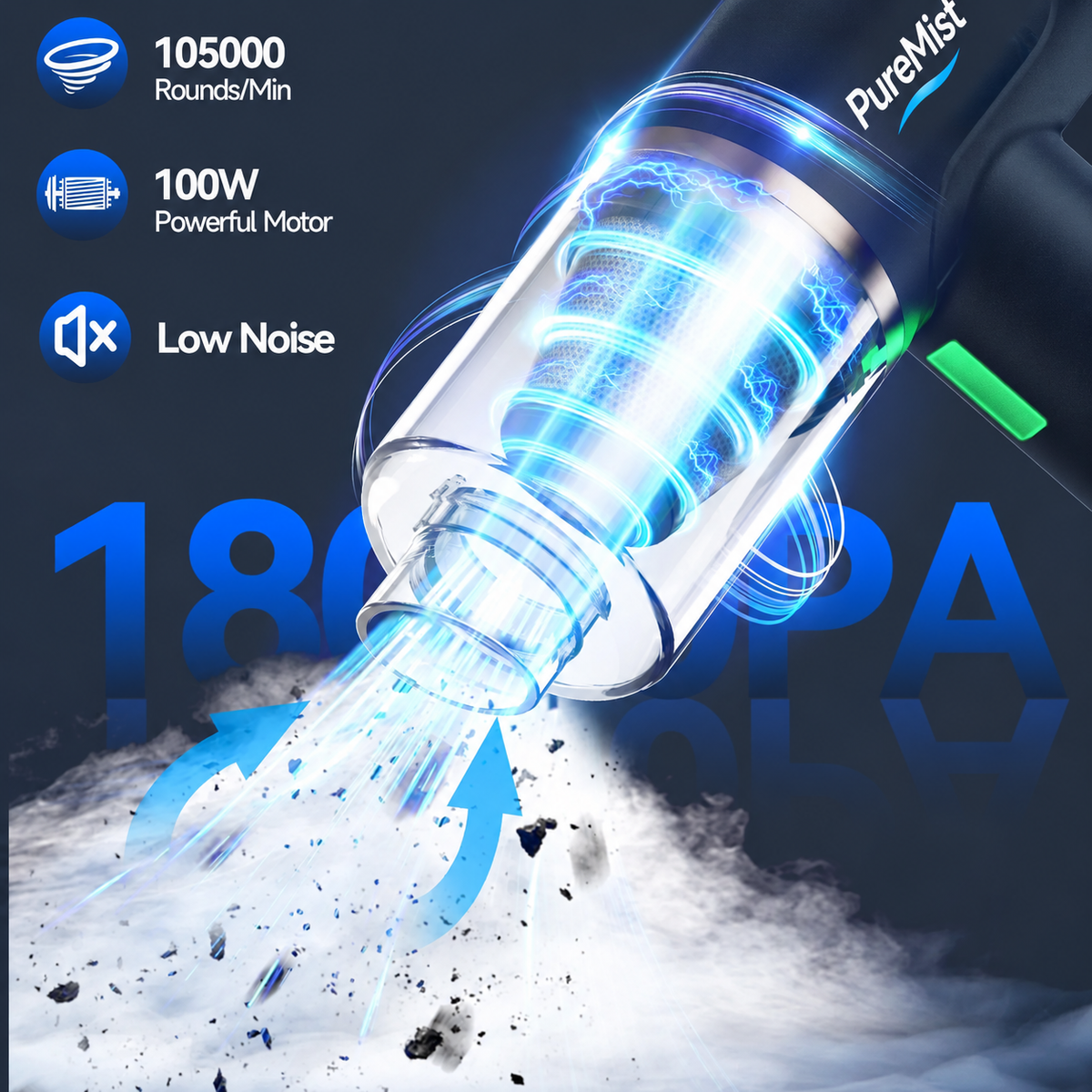 PureMist™ Cordless Vacuum & Air Blower 2.0